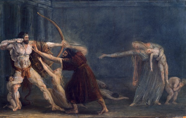 Hercules Firing Arrows at his Children - Antonio Canova